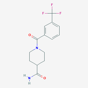 1-[3-(trifluoromethyl)benzoyl]-4-piperidinecarboxamide