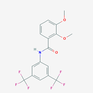 molecular formula C17H13F6NO3 B444469 N-[3,5-bis(trifluoromethyl)phenyl]-2,3-dimethoxybenzamide 