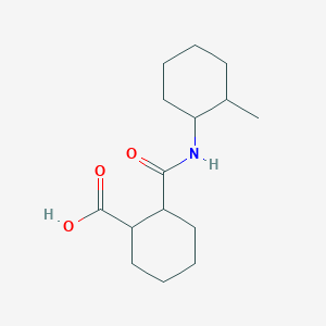 molecular formula C15H25NO3 B444473 2-[(2-Methylcyclohexyl)carbamoyl]cyclohexanecarboxylic acid 