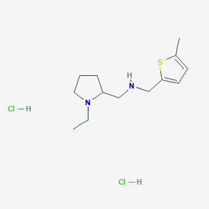 [(1-ethyl-2-pyrrolidinyl)methyl][(5-methyl-2-thienyl)methyl]amine dihydrochloride