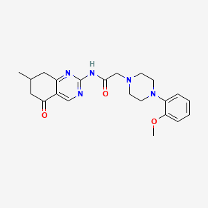 2-[4-(2-methoxyphenyl)piperazin-1-yl]-N-(7-methyl-5-oxo-5,6,7,8-tetrahydroquinazolin-2-yl)acetamide