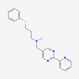 N-methyl-3-(phenylthio)-N-[(2-pyridin-2-ylpyrimidin-5-yl)methyl]propan-1-amine