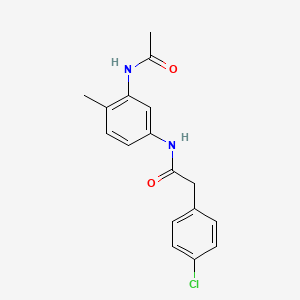 N-[3-(acetylamino)-4-methylphenyl]-2-(4-chlorophenyl)acetamide