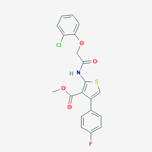 Methyl 2-{[(2-chlorophenoxy)acetyl]amino}-4-(4-fluorophenyl)-3-thiophenecarboxylate