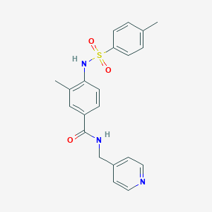 3-methyl-4-{[(4-methylphenyl)sulfonyl]amino}-N-(4-pyridinylmethyl)benzamide