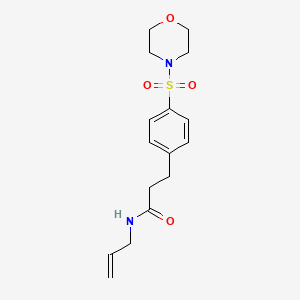 N-allyl-3-[4-(4-morpholinylsulfonyl)phenyl]propanamide