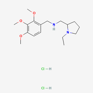 [(1-ethyl-2-pyrrolidinyl)methyl](2,3,4-trimethoxybenzyl)amine dihydrochloride