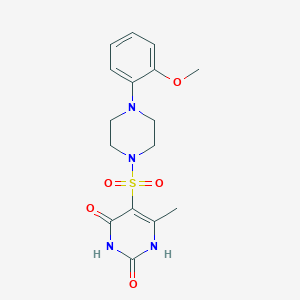 molecular formula C16H20N4O5S B4445096 2-HYDROXY-5-{[4-(2-METHOXYPHENYL)PIPERAZIN-1-YL]SULFONYL}-6-METHYL-3,4-DIHYDROPYRIMIDIN-4-ONE 