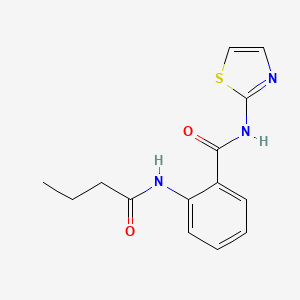 2-(butyrylamino)-N-1,3-thiazol-2-ylbenzamide