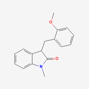 3-(2-methoxybenzyl)-1-methyl-1,3-dihydro-2H-indol-2-one