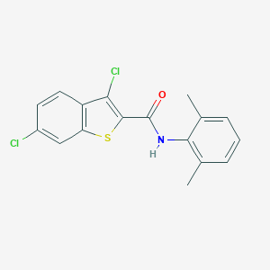 molecular formula C17H13Cl2NOS B444546 3,6-dichloro-N-(2,6-dimethylphenyl)-1-benzothiophene-2-carboxamide 