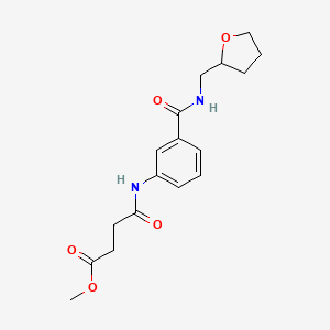 methyl 4-oxo-4-[(3-{[(tetrahydro-2-furanylmethyl)amino]carbonyl}phenyl)amino]butanoate