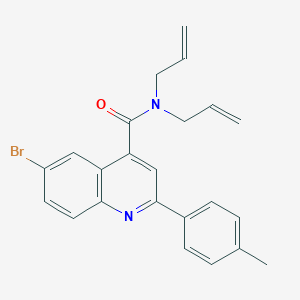 N,N-diallyl-6-bromo-2-(4-methylphenyl)-4-quinolinecarboxamide