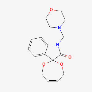 1'-(4-morpholinylmethyl)-4,7-dihydrospiro[1,3-dioxepine-2,3'-indol]-2'(1'H)-one