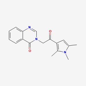 3-[2-oxo-2-(1,2,5-trimethyl-1H-pyrrol-3-yl)ethyl]-4(3H)-quinazolinone