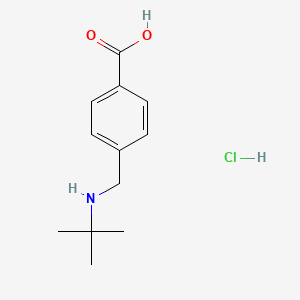 4-[(tert-butylamino)methyl]benzoic acid hydrochloride