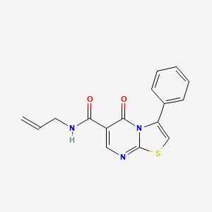 N-allyl-5-oxo-3-phenyl-5H-[1,3]thiazolo[3,2-a]pyrimidine-6-carboxamide