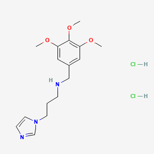 [3-(1H-imidazol-1-yl)propyl](3,4,5-trimethoxybenzyl)amine dihydrochloride