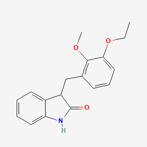 3-(3-ethoxy-2-methoxybenzyl)-1,3-dihydro-2H-indol-2-one