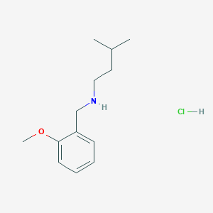 molecular formula C13H22ClNO B4445988 N-(2-methoxybenzyl)-3-methyl-1-butanamine hydrochloride 