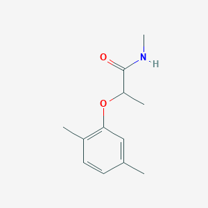 molecular formula C12H17NO2 B4446047 2-(2,5-dimethylphenoxy)-N-methylpropanamide 