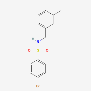 molecular formula C14H14BrNO2S B4446242 4-bromo-N-(3-methylbenzyl)benzenesulfonamide 