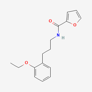 molecular formula C16H19NO3 B4446393 N-[3-(2-ethoxyphenyl)propyl]-2-furamide 