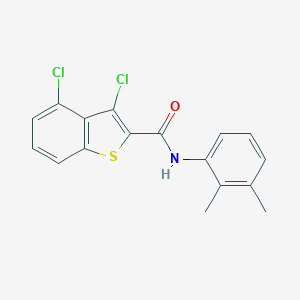 molecular formula C17H13Cl2NOS B444641 3,4-dichloro-N-(2,3-dimethylphenyl)-1-benzothiophene-2-carboxamide 