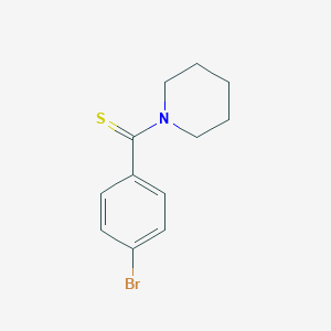 molecular formula C12H14BrNS B444649 1-(4-Bromobenzothioyl)piperidine 