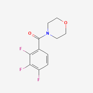 molecular formula C11H10F3NO2 B4446535 4-(2,3,4-trifluorobenzoyl)morpholine 