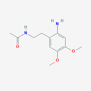 N-[2-(2-amino-4,5-dimethoxyphenyl)ethyl]acetamide