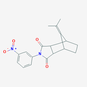 2-(3-nitrophenyl)-8-(propan-2-ylidene)hexahydro-1H-4,7-methanoisoindole-1,3(2H)-dione