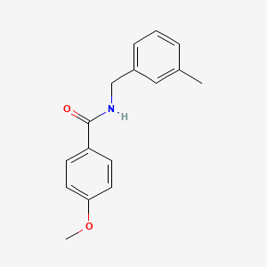 molecular formula C16H17NO2 B4447068 4-methoxy-N-(3-methylbenzyl)benzamide CAS No. 710318-37-9