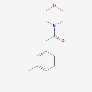 molecular formula C14H19NO2 B4447179 4-[(3,4-dimethylphenyl)acetyl]morpholine 