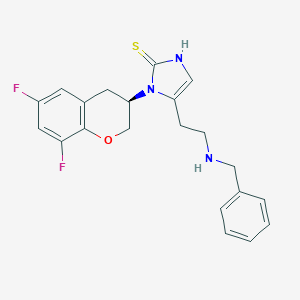 molecular formula C21H21F2N3OS B044472 Zamicastat CAS No. 1080028-80-3