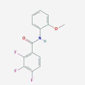 molecular formula C14H10F3NO2 B4447296 2,3,4-trifluoro-N-(2-methoxyphenyl)benzamide 