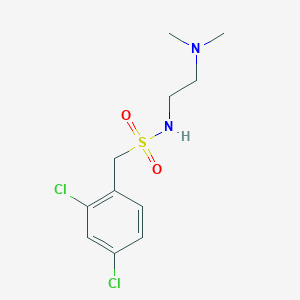 molecular formula C11H16Cl2N2O2S B4447394 1-(2,4-dichlorophenyl)-N-[2-(dimethylamino)ethyl]methanesulfonamide 