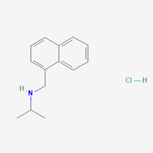 molecular formula C14H18ClN B4447409 N-(1-naphthylmethyl)propan-2-amine hydrochloride 