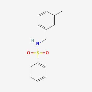 molecular formula C14H15NO2S B4447427 N-(3-methylbenzyl)benzenesulfonamide 