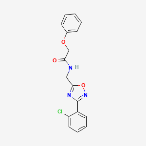 N-{[3-(2-chlorophenyl)-1,2,4-oxadiazol-5-yl]methyl}-2-phenoxyacetamide