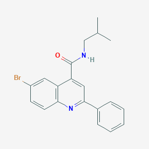6-Bromo-N-isobutyl-2-phenyl-4-quinolinecarboxamide