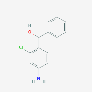 molecular formula C13H12ClNO B4447576 (4-Amino-2-chlorophenyl)-phenylmethanol 