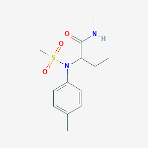 N-methyl-2-[(4-methylphenyl)(methylsulfonyl)amino]butanamide