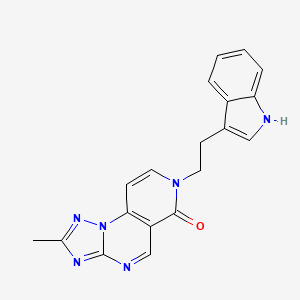 7-[2-(1H-indol-3-yl)ethyl]-2-methylpyrido[3,4-e][1,2,4]triazolo[1,5-a]pyrimidin-6(7H)-one