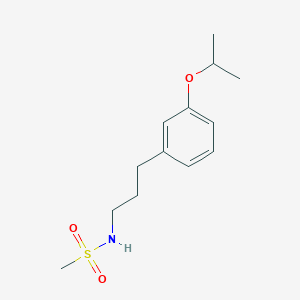 N-[3-(3-isopropoxyphenyl)propyl]methanesulfonamide