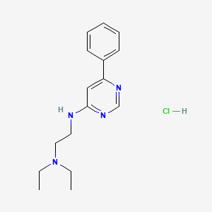 N',N'-diethyl-N-(6-phenylpyrimidin-4-yl)ethane-1,2-diamine;hydrochloride