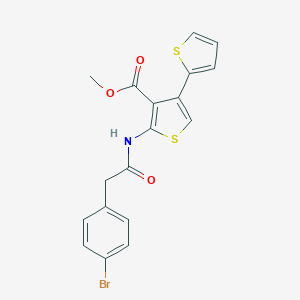 Methyl 2-{[(4-bromophenyl)acetyl]amino}-2',4-bithiophene-3-carboxylate