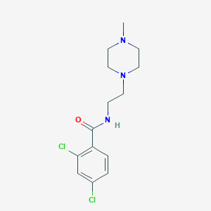 2,4-dichloro-N-[2-(4-methylpiperazin-1-yl)ethyl]benzamide