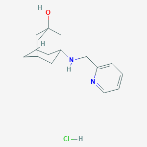 3-[(2-pyridinylmethyl)amino]-1-adamantanol hydrochloride