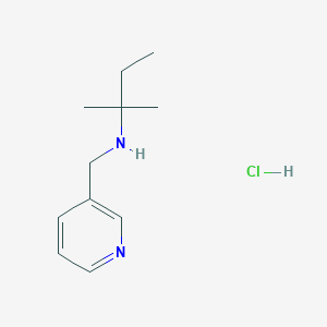 molecular formula C11H19ClN2 B4447995 (1,1-dimethylpropyl)(3-pyridinylmethyl)amine hydrochloride 